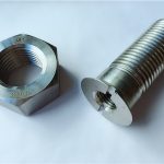 custom carbon steel metal hardware track bolt and nut