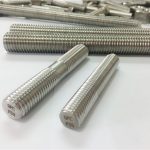 custom auto machined stainless steel fasteners double end threaded rod