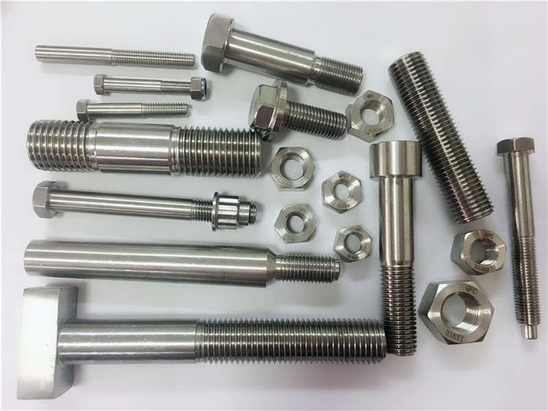 different kind custom made copper nickel fasteners